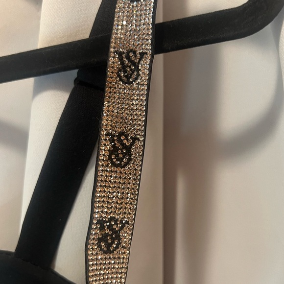 Victoria's Secret Shine Push Up Bra with Padded Cups and Decorative Straps 36b - Picture 2 of 5